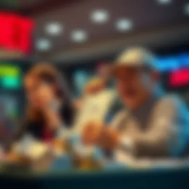 Visual representation of financial management in lottery winnings