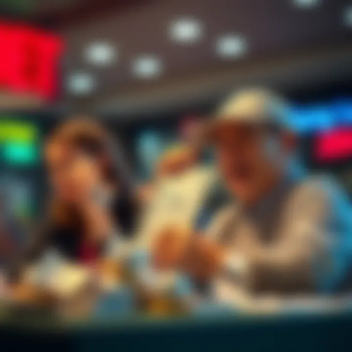 Visual representation of financial management in lottery winnings