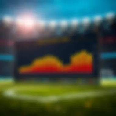 Chart showing betting trends in Champions League