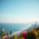A scenic view of Busan's coastline under clear skies