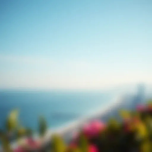 A scenic view of Busan's coastline under clear skies