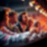 Exciting cash event illustration