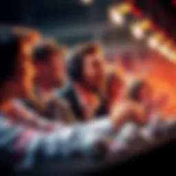 Exciting cash event illustration