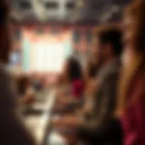 A captivating view of the Croatian lottery drawing event