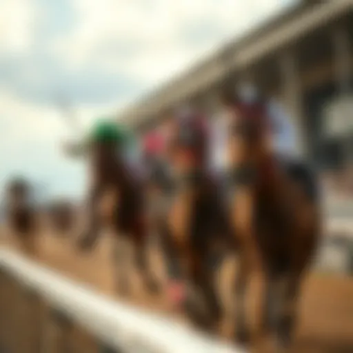 Thoroughbred horse racing event