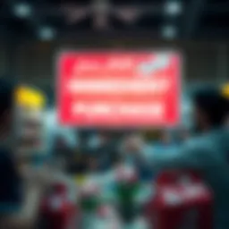 Conceptual illustration of immediate purchase in lottery