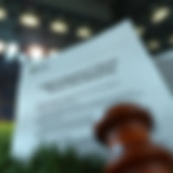 Legal Considerations in Soccer Streaming A legal document representing issues surrounding free streaming