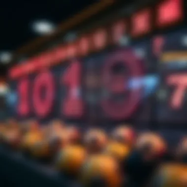 Patterns in lottery number occurrences