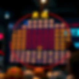 Visualization of lottery number patterns