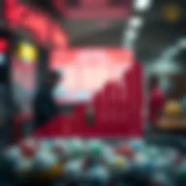 Graph depicting the rise of lottery scams