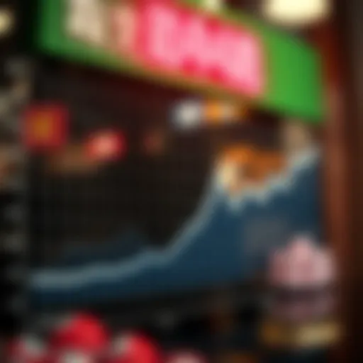 Graph depicting trends in lottery numbers