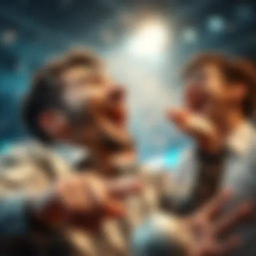 Excitement of winning the lottery