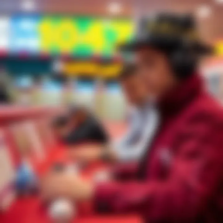 Illustration of strategic betting methods for lottery