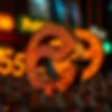 A collection of symbolic numbers representing luck