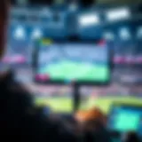 Live sports betting analysis interface