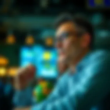 A thoughtful individual contemplating betting strategies