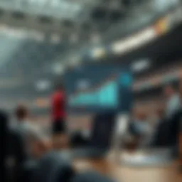 Visual representation of betting analytics