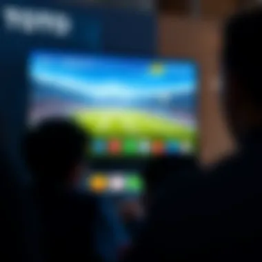 User-interface of Toto TV showcasing its features