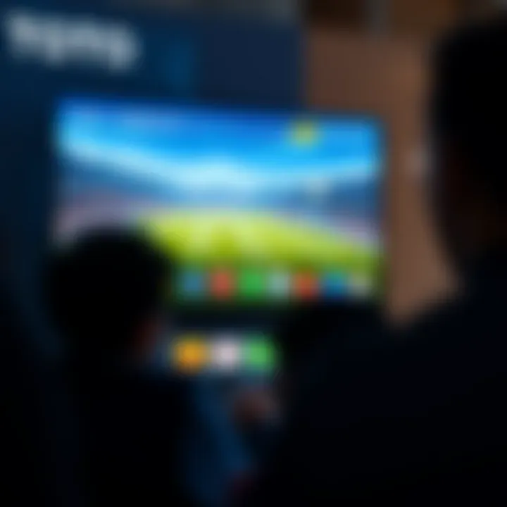 User-interface of Toto TV showcasing its features